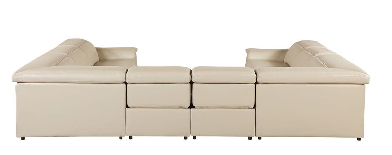 9762 - 8-Piece U Shaped Sectional Sofa With 4 Power Recliners