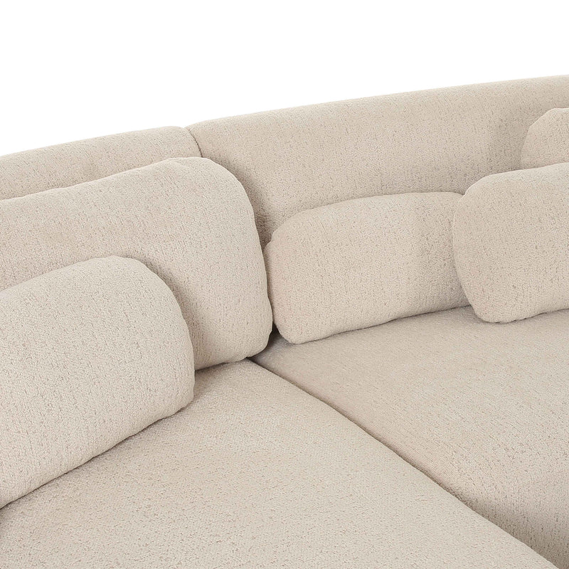 Misty - Boucle Sectional - R&R Furniture Gallery (Fountain Valley, CA)