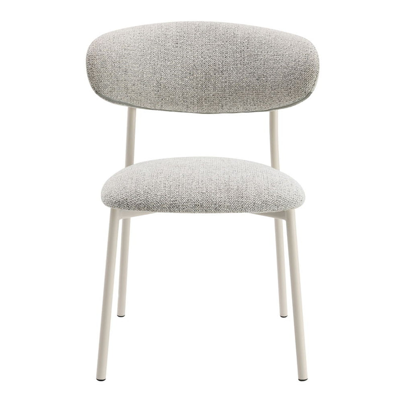 Kalam - Side Chair (Set of 2) - Gray Fabric & Beige - R&R Furniture Gallery (Fountain Valley, CA)