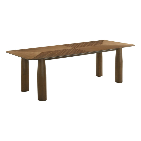 Sawyer - Modern Walnut Rectangular Dining Table