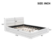 Upholstered Platform Bed With Headboard - R&R Furniture Gallery (Fountain Valley, CA)