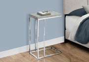 Accent Table, C - Shaped, Tempered Glass, Stylish Design Contemporary & Modern - R&R Furniture Gallery (Fountain Valley, CA)