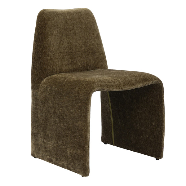 Pritchard - Modern Olive Green Fabric Dining Chair (Set of 2)