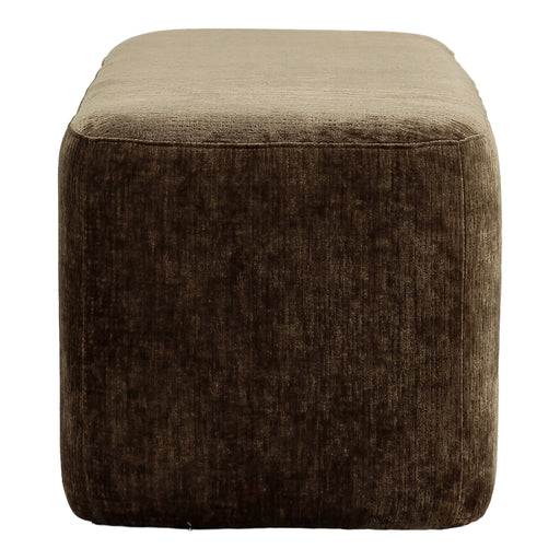 Siegal - Modern Brown Fabric Bench — view 2