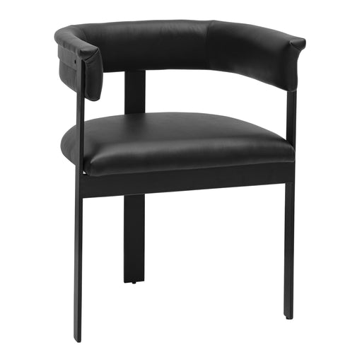 Boswell - Modern Black Faux Leather Dining Chair