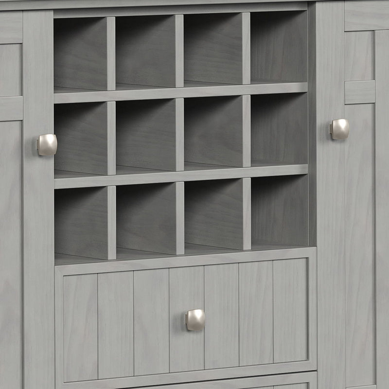 Bedford - Sideboard Buffet And Wine Rack - R&R Furniture Gallery (Fountain Valley, CA)