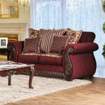 Tabitha - Loveseat, Wine