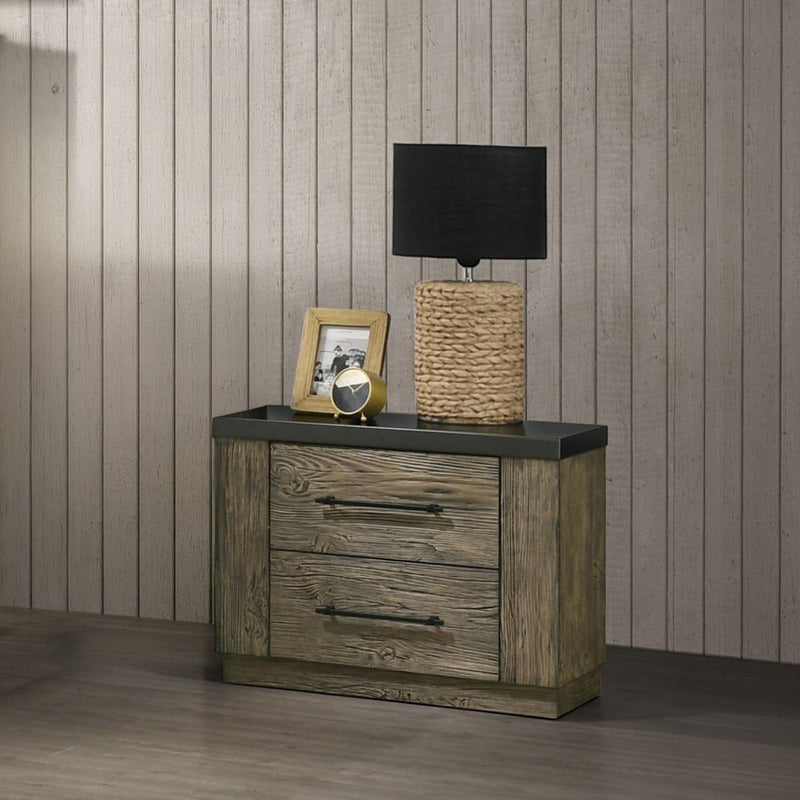 Lance - Nightstand - Tree Bark - R&R Furniture Gallery (Fountain Valley, CA)