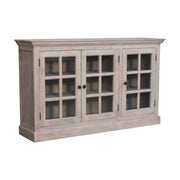 Triple Glazed Cabinet - Gray - R&R Furniture Gallery (Fountain Valley, CA)