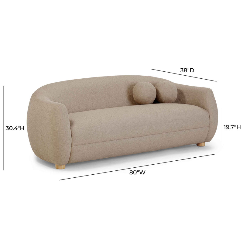Judy - Boucle Sofa - R&R Furniture Gallery (Fountain Valley, CA)