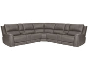 Belmont - Zero Gravity Power Reclining Sectional With Power Adjustable Headrests - R&R Furniture Gallery (Fountain Valley, CA)