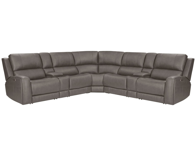 Belmont - Zero Gravity Power Reclining Sectional With Power Adjustable Headrests - R&R Furniture Gallery (Fountain Valley, CA)