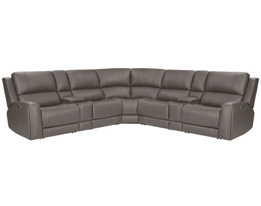 Belmont - Zero Gravity Power Reclining Sectional With Power Adjustable Headrests - R&R Furniture Gallery (Fountain Valley, CA)