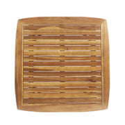 Modern indoor square acacia wood dining table with toothpick leg design by Noble House, showcasing a sleek and stylish furniture piece.
