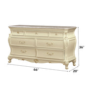 Chantelle - Dresser - Pearl White Finish - R&R Furniture Gallery (Fountain Valley, CA)