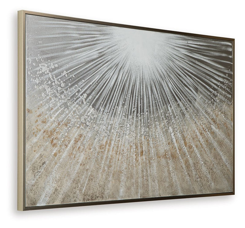Waldard - Wall Art - Gray / Taupe / White - R&R Furniture Gallery (Fountain Valley, CA)