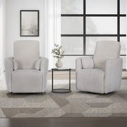 Turner - Manual Swivel Glider Recliner (Set of 2) - R&R Furniture Gallery (Fountain Valley, CA)