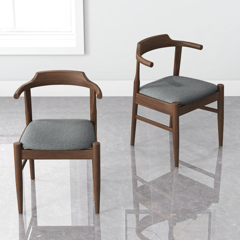 Leon - Mid-Century Modern Dining Chair (Set of 2) - R&R Furniture Gallery (Fountain Valley, CA)