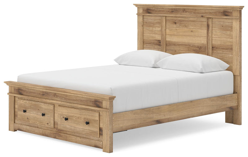 Makidern - Panel Storage Bed With Storage Footboard - R&R Furniture Gallery (Fountain Valley, CA)