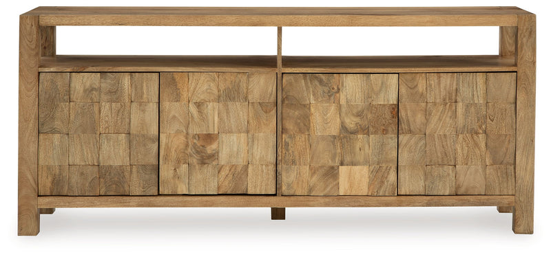 Hudwick - Accent Cabinet - Natural Brown - R&R Furniture Gallery (Fountain Valley, CA)
