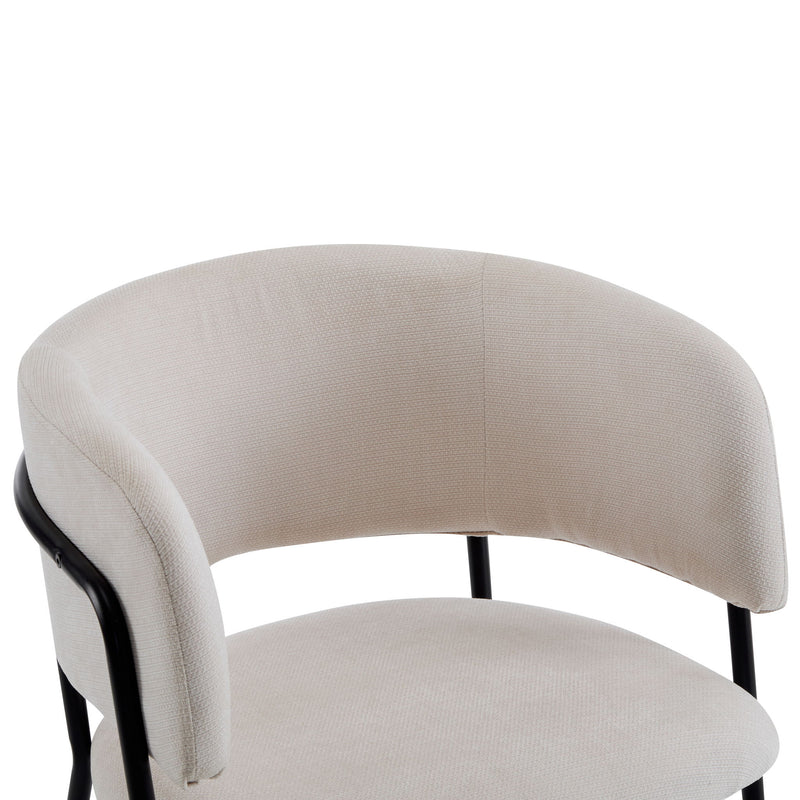 Modern Upholstered Arm Dining Chair Set - R&R Furniture Gallery (Fountain Valley, CA)
