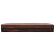 Lunar - Floating Console With 2 Drawer - Chestnut - R&R Furniture Gallery (Fountain Valley, CA)