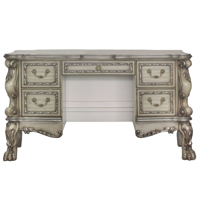 Dresden - Vanity Desk - Vintage Bone White - R&R Furniture Gallery (Fountain Valley, CA)