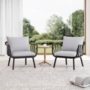 Huron - Outdoor Club Chair (Set of 2) - R&R Furniture Gallery (Fountain Valley, CA)