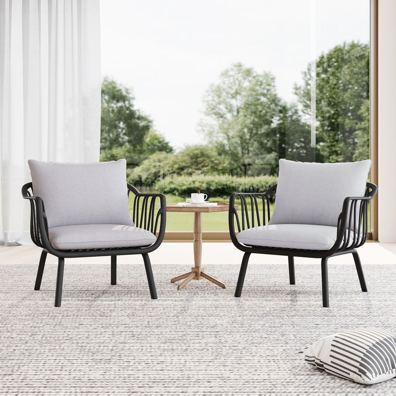 Huron - Outdoor Club Chair (Set of 2) - R&R Furniture Gallery (Fountain Valley, CA)
