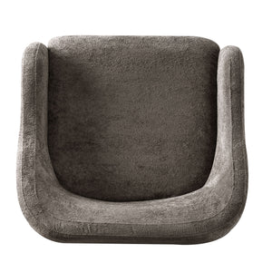 Modern Accent Chair With Recessed Arms And Tight Back