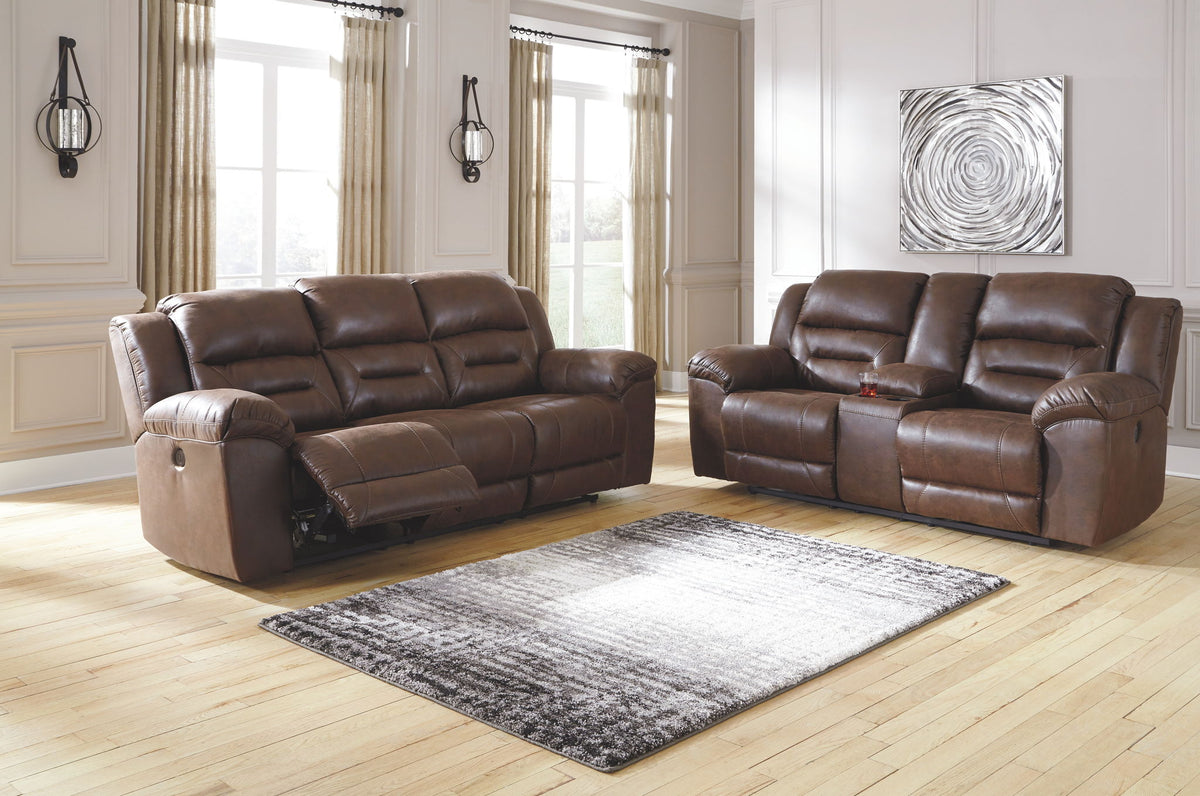 Stoneland - Power Reclining Living Room Set - R&R Furniture Gallery (Fountain Valley, CA)