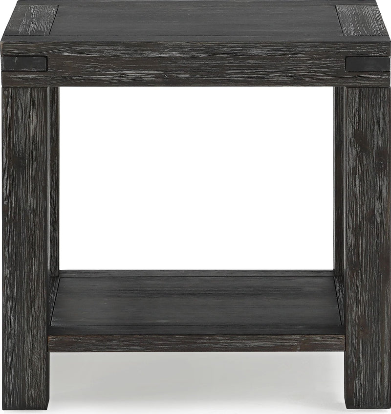 Meadow Solid Wood End Table in Graphite