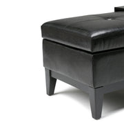 Oregon - Contemporary Storage Ottoman Bench With Tray - R&R Furniture Gallery (Fountain Valley, CA)
