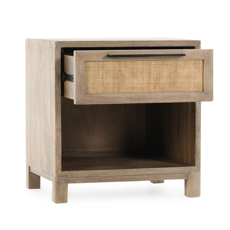 Jensen - 1 Drawer Nightstand - Meadow Taupe - R&R Furniture Gallery (Fountain Valley, CA)