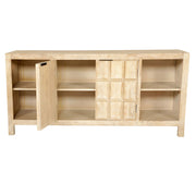 Laguna - 64" Console - Bleached Natural - R&R Furniture Gallery (Fountain Valley, CA)