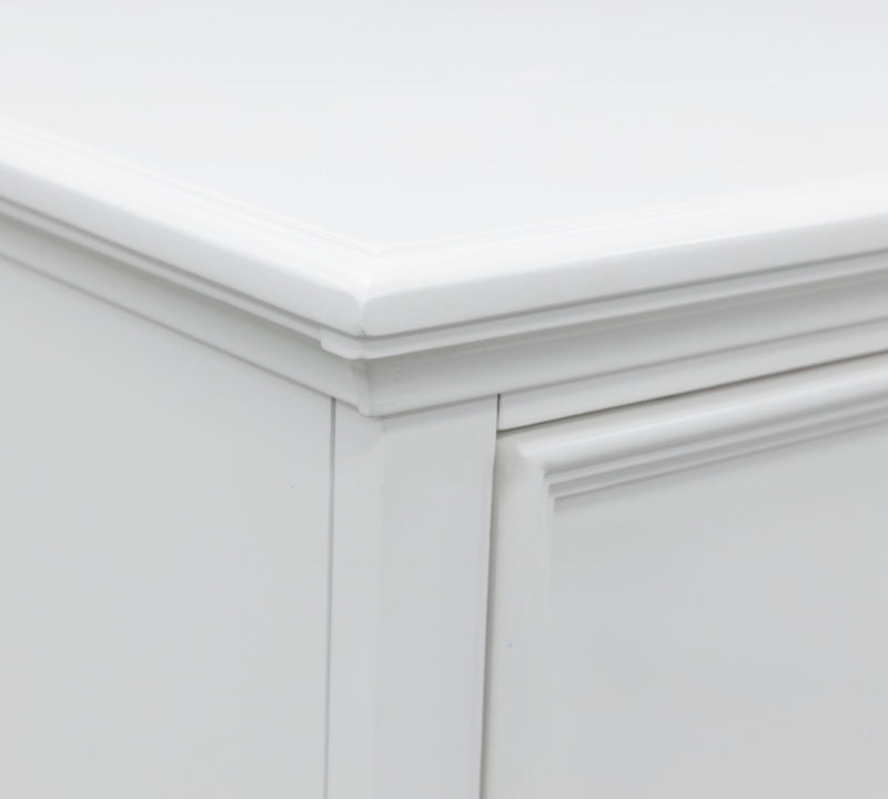 Fortman - Five Drawer Chest - White - R&R Furniture Gallery (Fountain Valley, CA)