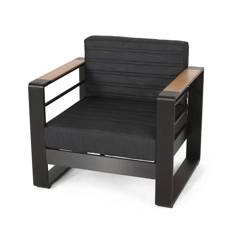 Giovanna - Club Chair Set With Aluminum Frame - R&R Furniture Gallery (Fountain Valley, CA)