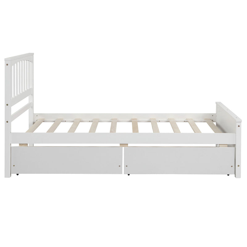 Platform Bed With Two Drawers - R&R Furniture Gallery (Fountain Valley, CA)