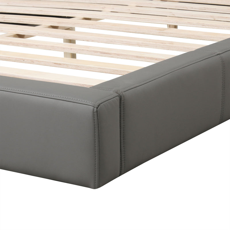 Stylish Upholstered Bed With Birch Wood Frame - R&R Furniture Gallery (Fountain Valley, CA)