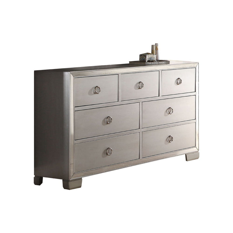 Voeville II - Dresser - Platinum - R&R Furniture Gallery (Fountain Valley, CA)