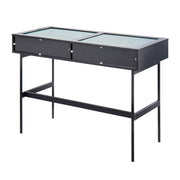 Lumi Source Emery contemporary console table with a sleek design and wooden finish, ideal for entryways or living rooms.