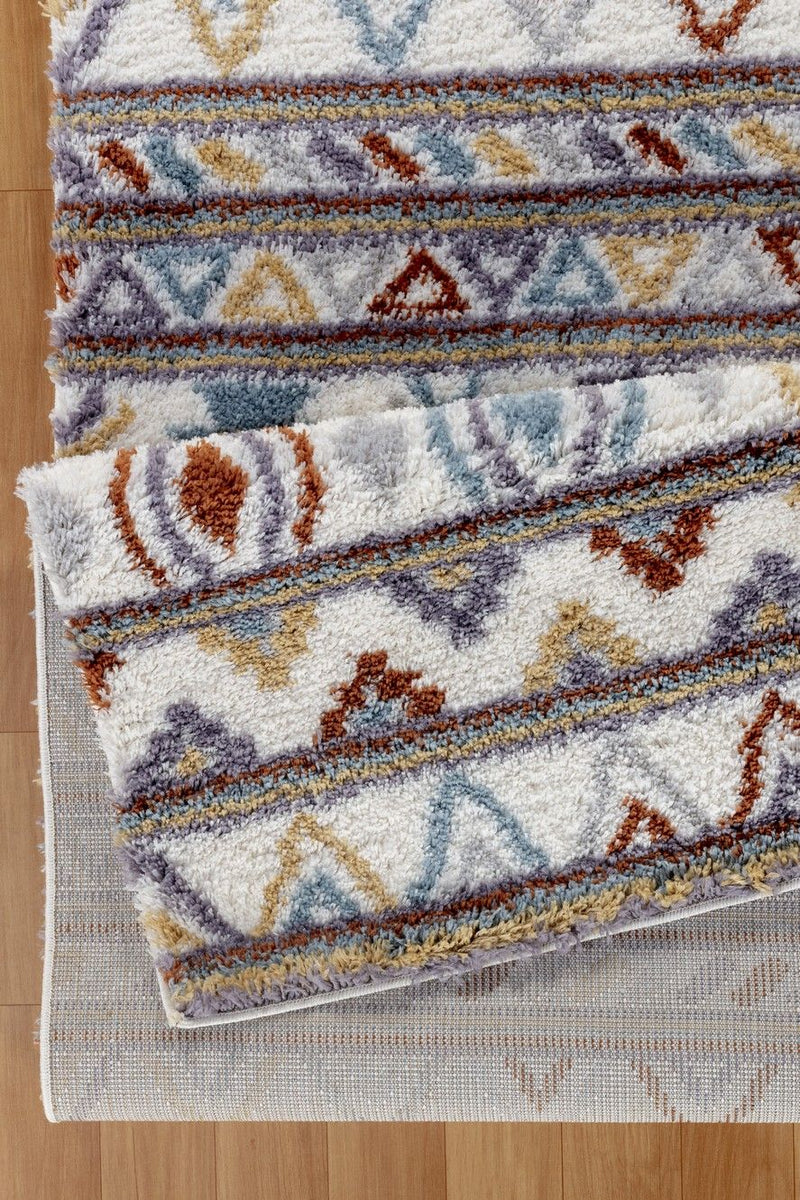 Loft Shag - 7'10" X 9'10" Shaggy Area Rug - Multi, Polypropylene - R&R Furniture Gallery (Fountain Valley, CA)