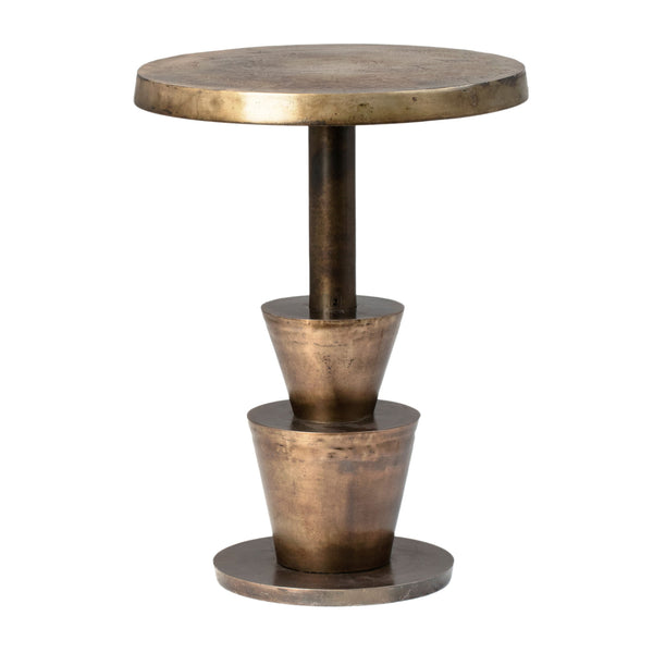 Kenway - Side Table - Antique Brass
