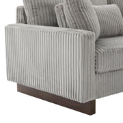 Modern Loveseat Sofa With 4 Pillows - R&R Furniture Gallery (Fountain Valley, CA)