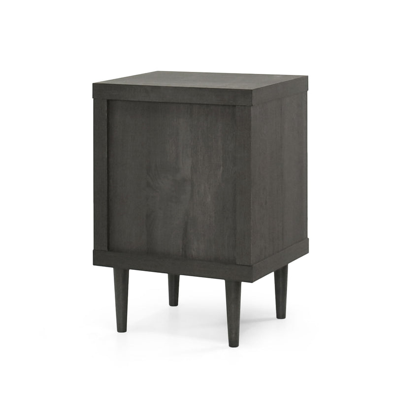 Nystrom - Mid Century Modern 2 Drawer Nightstand - R&R Furniture Gallery (Fountain Valley, CA)