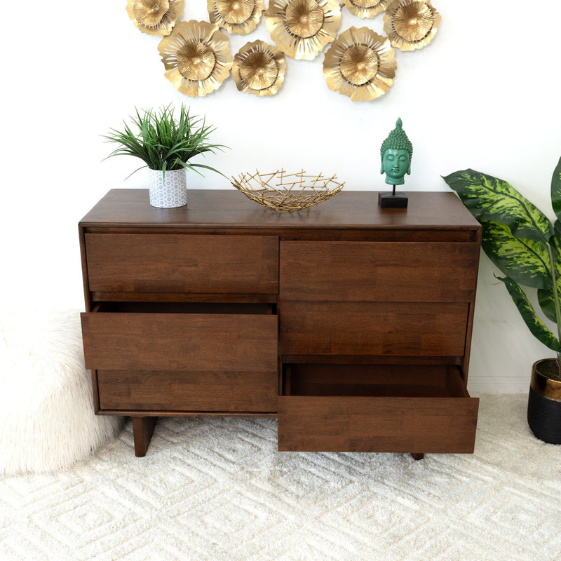 Dubrovnik - Dresser With 6 Drawers - Brown - R&R Furniture Gallery (Fountain Valley, CA)