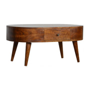 Rounded Wood Table - R&R Furniture Gallery (Fountain Valley, CA)