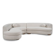 Classic Home Concord stationary sectional sofa with plush cushions and modern design, shown in a spacious living room setting.