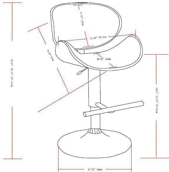 Marana - Handcrafted Bentwood Adjustable Swivel Bar Stool - R&R Furniture Gallery (Fountain Valley, CA)