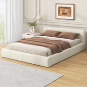 Stylish Upholstered Bed With Birch Wood Frame - R&R Furniture Gallery (Fountain Valley, CA)